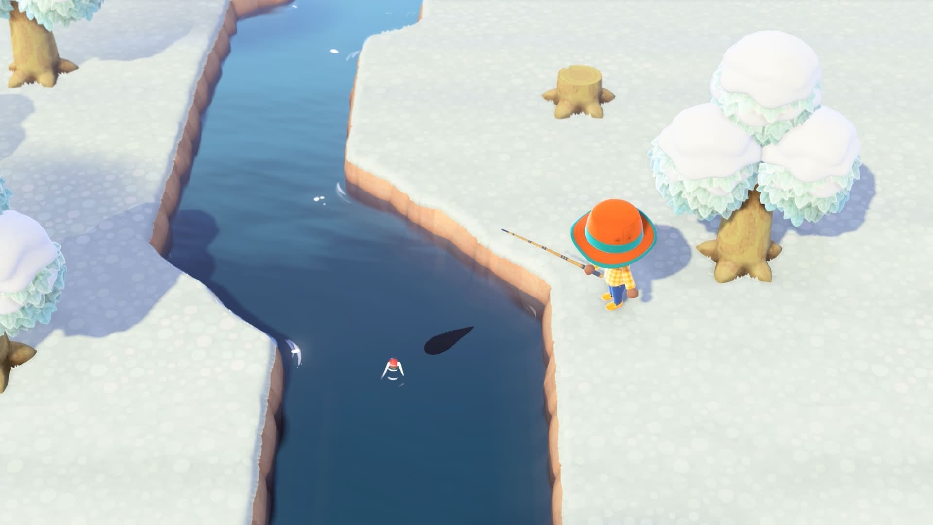Fishing in Animal Crossing: New Horizons